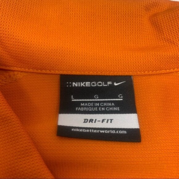 •- Bundle of 3 Nike Golf Orange Short Sleeve Athletic Polo i15 - Picture 6 of 10